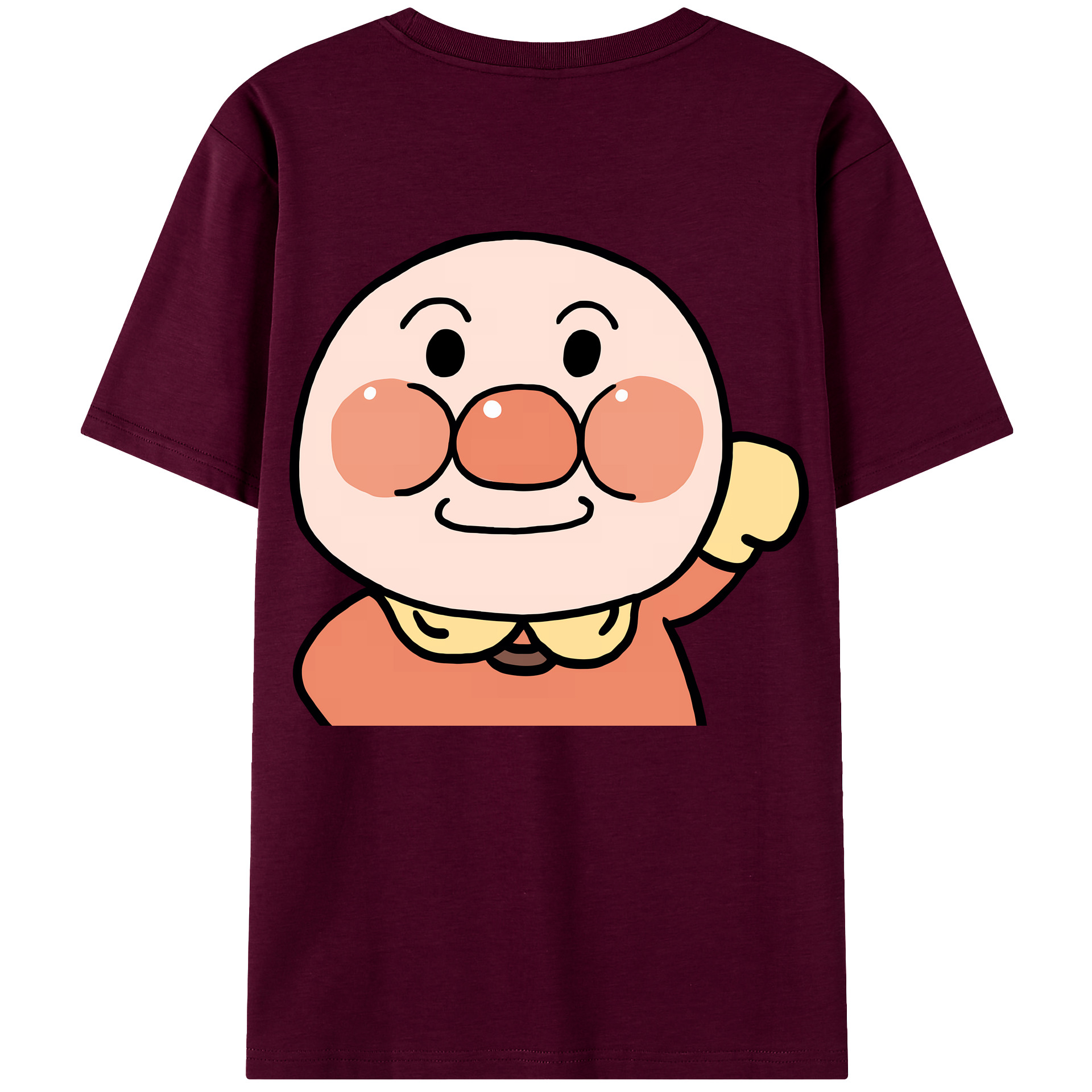 （画像用） アンパンマン Anpanman レディース半袖Tシャツ(バックプリント)
